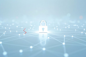 Cyber security concept padlock, a Technology Photo by Artonix