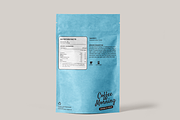 Coffee Pouch Packaging Design, a Print Template by BeadyLab (Thumbnail 2 of 3)
