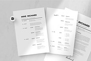 Black Resume and Business Card, a Resume Template by Lunaria (Thumbnail 4 of 8)