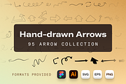 Arrows Hand-drawn Sketched Set, an Object Graphic by themelaunch (Thumbnail 1 of 3)