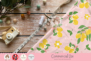 Lemon Seamless Pattern, Yellow Lemon, an Illustration by Chonnieartwork (Thumbnail 4 of 5)