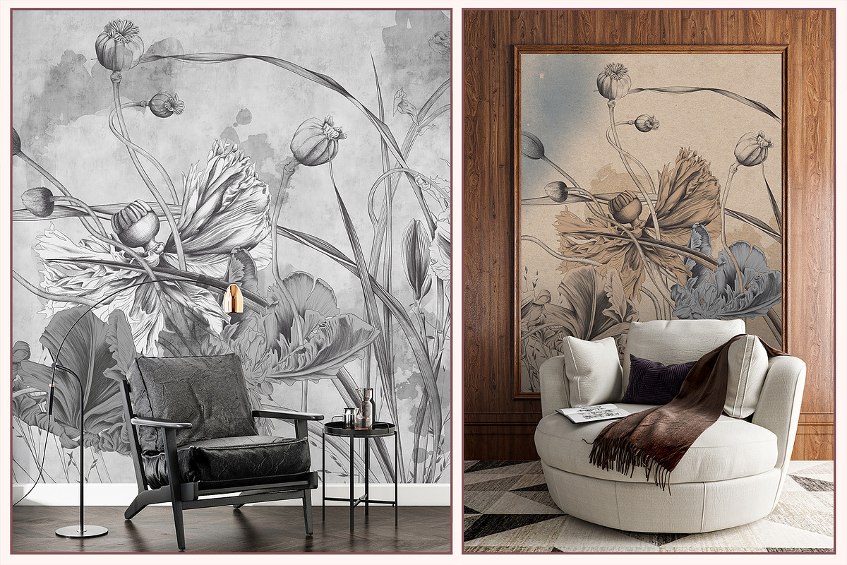 Fresco collection Flower symphony, a Wallpaper Graphic by Natalia0307 (Photo 13 of 14)