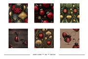Ladybug Retro Art Style Patterns, a Pattern Graphic by karenfoleyphoto (Thumbnail 7 of 11)
