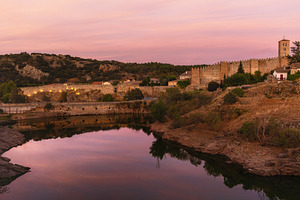Historic Walls Reflected in a River, an Architecture Photo by Perpis
