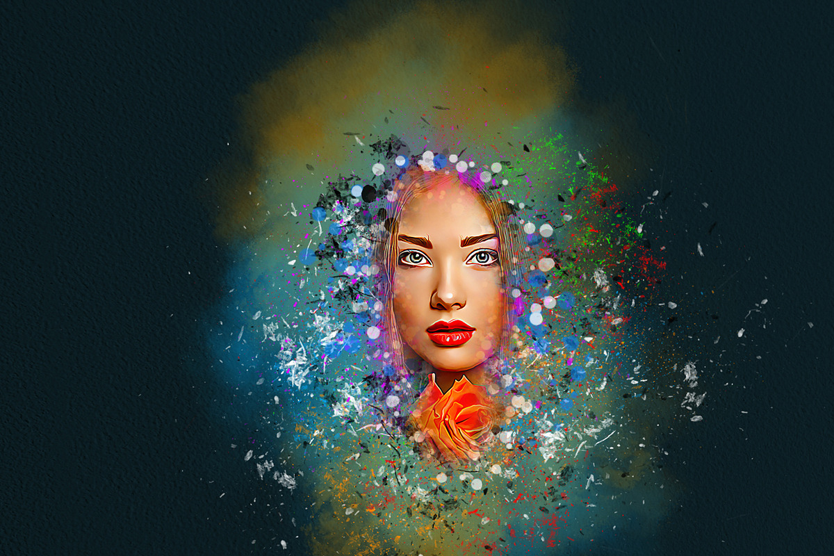 Color Splash Effect Photoshop Action, an Action Add-On by Studio Retouch (Photo 3 of 12)