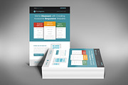 Flat Design Agency Flyer Template, a Flyer Template by Creativenauts (Thumbnail 4 of 4)