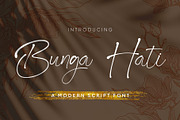 Bunga Hati - Signature Script Font, a Script Font by fluffstudio (Thumbnail 9 of 9)