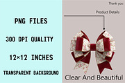 Valentine Patchwork Bow Clipart Bund, an Illustration by SVGArt (Thumbnail 4 of 8)
