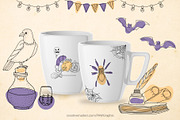Halloween SVG Sign Spooky Bundle, an Illustration by PawGraphic (Thumbnail 5 of 11)