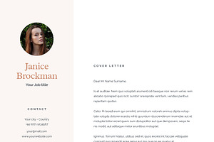 Janice CV / Resume Template