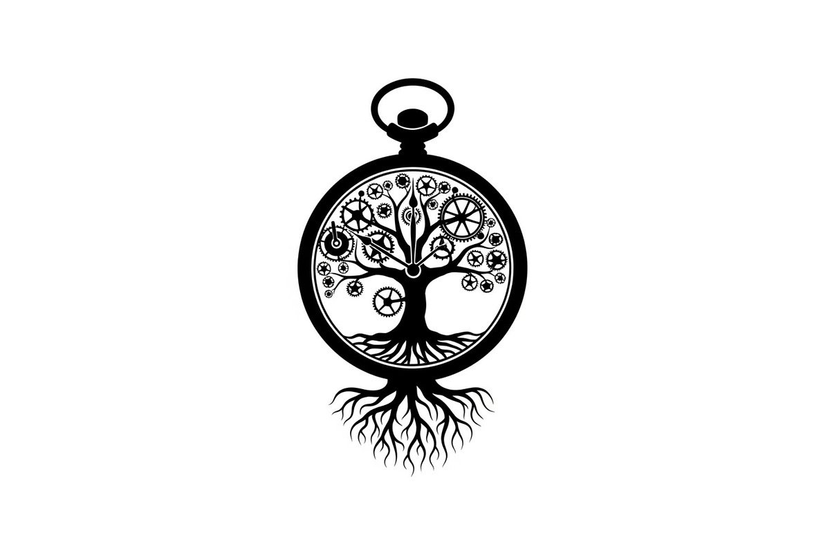 Steampunk Tree of Life Symbol Bundle, an Illustration by yasushie (Photo 29 of 31)