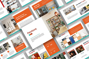 Pavlova-Interior PowerPoint Template, a Presentation Template by kreatifreya