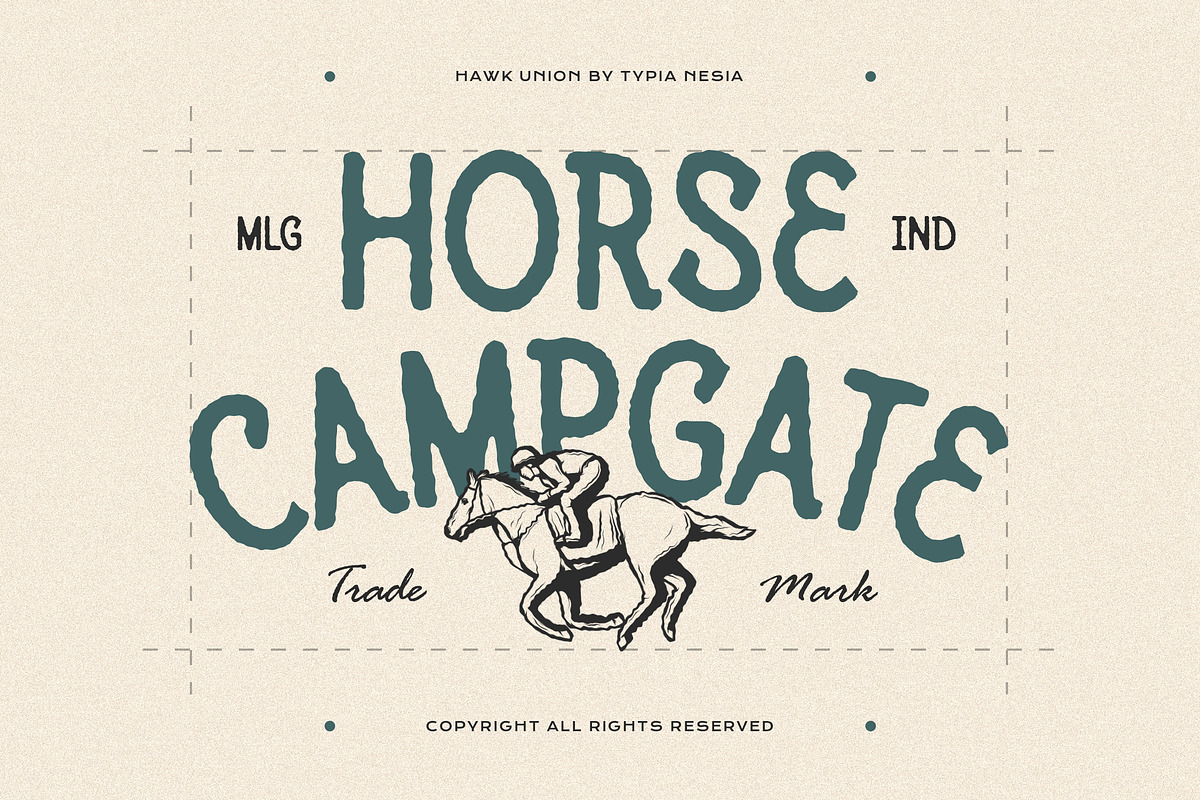 Hawk Union - Vintage Hand Drawn Font, a Handwritten Font by Typia Nesia (Photo 5 of 7)