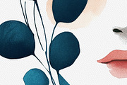 Watercolor Female Faces, a Person Illustration by BazziBa♥ (Thumbnail 4 of 5)