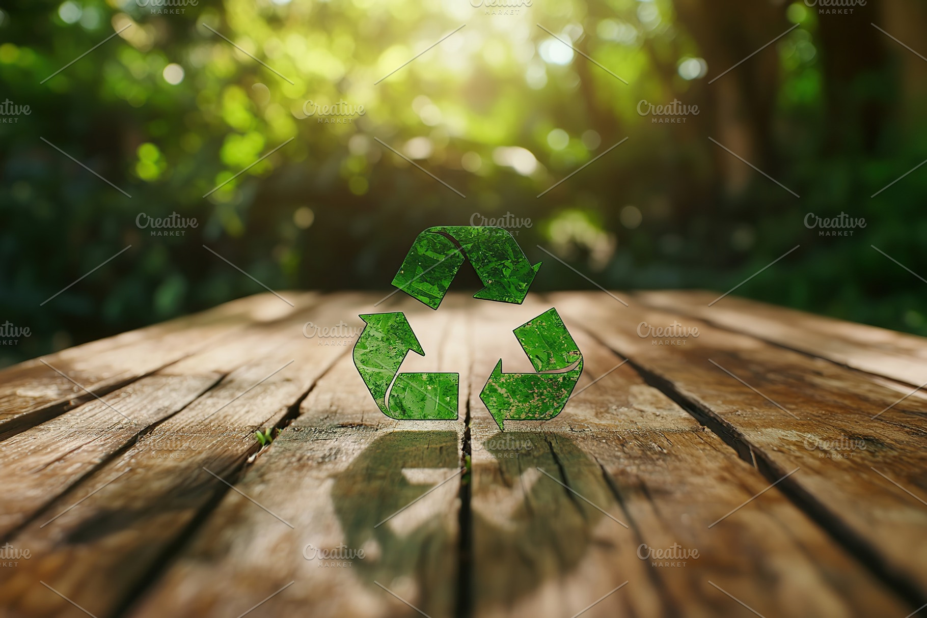 Ecology recycle icon made by green leaves, a Nature Photo by AlyaAnd