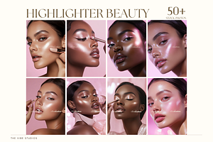 Highlighter Beauty Stock Photos, a Photo by The Vibe Studios