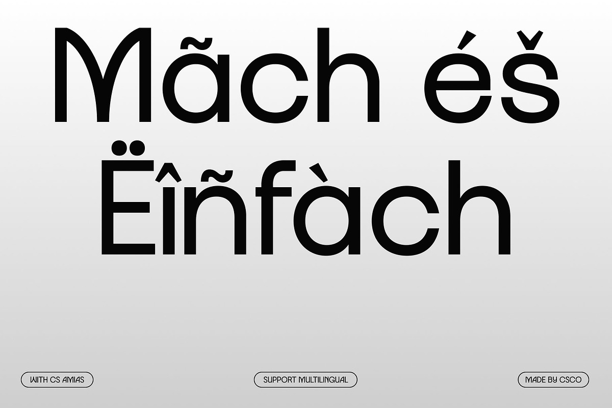 CS Amias – Modern Sans Serif, a Sans Serif Font by Craft Supply Co. (Photo 7 of 8)