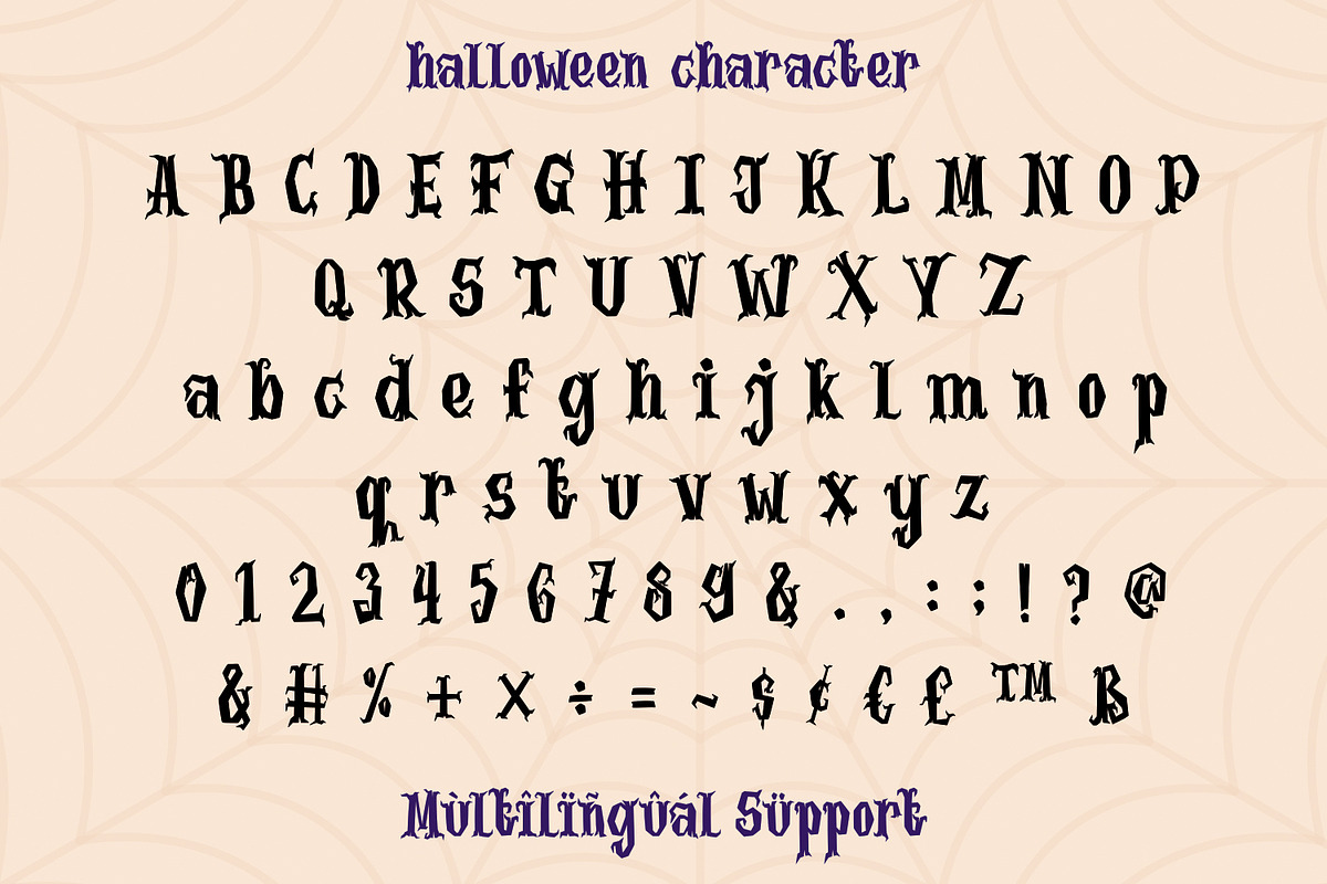 Halloween, a Blackletter Font by Umitype (Photo 6 of 7)