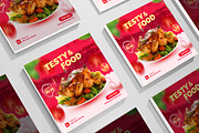Burger food social media post design, a Social Media Template by mdmijanur0187 (Thumbnail 1 of 3)
