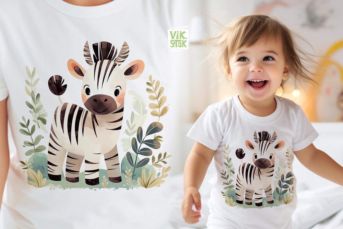 Safari Animal Clipart Bundle, an Animal Illustration by vik.stock (Photo 6 of 7)