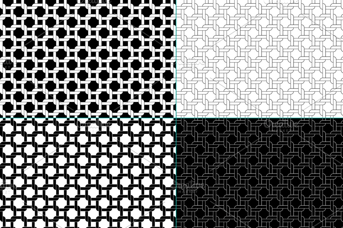 Square Rope Lattice Patterns, a Pattern Graphic by Melissa Held Designs (Photo 2 of 4)