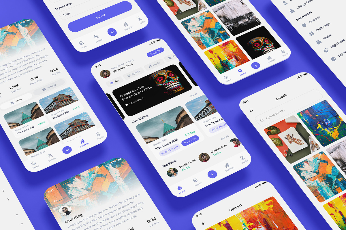 Art Auction, Bidding House, Bid App, an App Template by nagaredesignstudio (Photo 1 of 2)