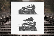 Vintage steam train stuff, a Transportation Illustration by 1baranov (Thumbnail 2 of 2)