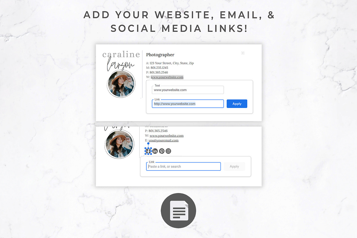 Email Signature | Canva + Gmail, a Templates & Theme by Thirty One Palms Studio (Photo 4 of 7)