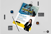 Business Consultant Flyer Template, a Flyer Template by Aam360 (Thumbnail 3 of 3)
