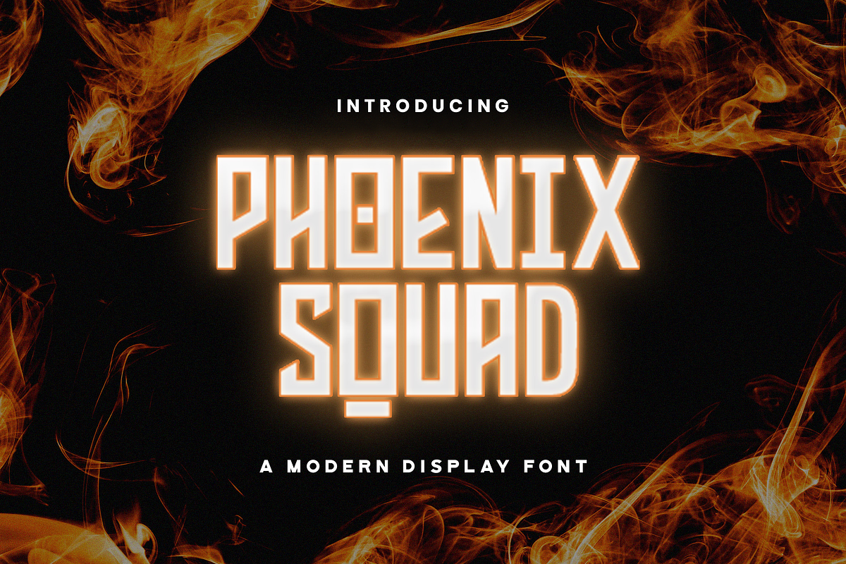 Phoenix Squad - Modern Display Font, a Sans Serif Font by StringLabs (Photo 1 of 11)