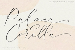 Palmer Corella Chic Calligraphy Font