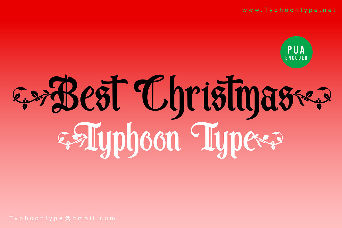 Best Christmas Font, a Script Font by TyphoonStudio