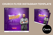 Church Flyer Canva Template, a Social Media Template by Sipi_Graphics (Thumbnail 1 of 3)