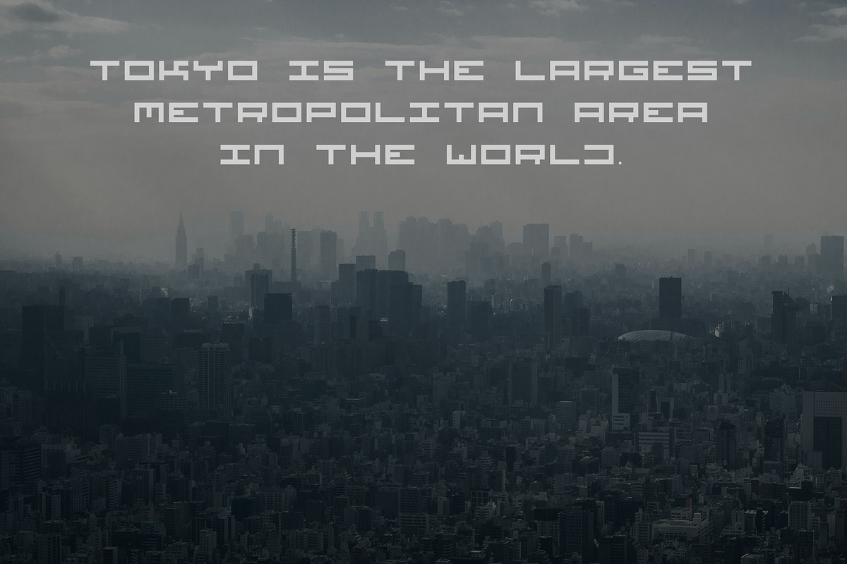 Tokyo - Minimal Japanese Typeface preview 7