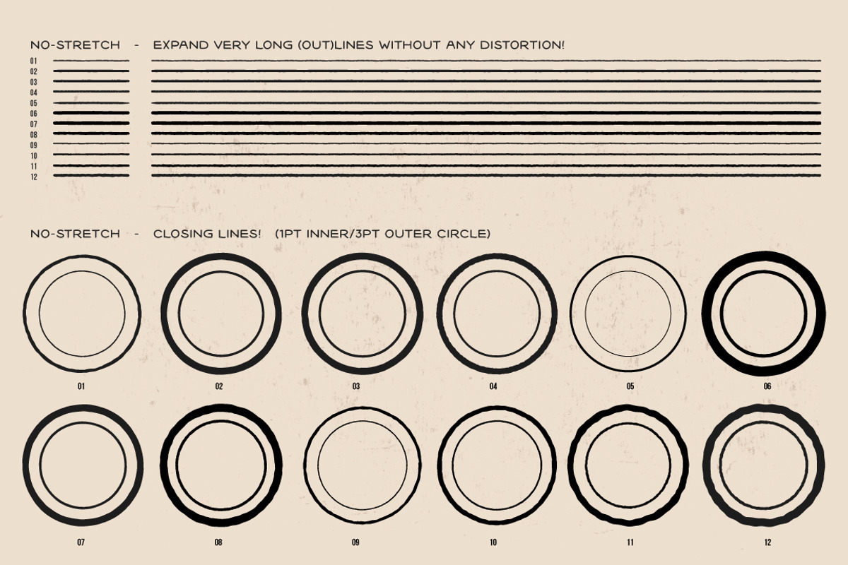 Tattoo Art Brushes for ILLUSTRATOR, a Brush Add-On by BAD TASTE (Photo 4 of 11)
