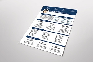 Oval Resume Template