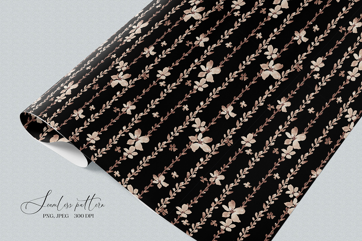 Cute floral seamless pattern, a Pattern Graphic by SirenaArt (Photo 12 of 13)