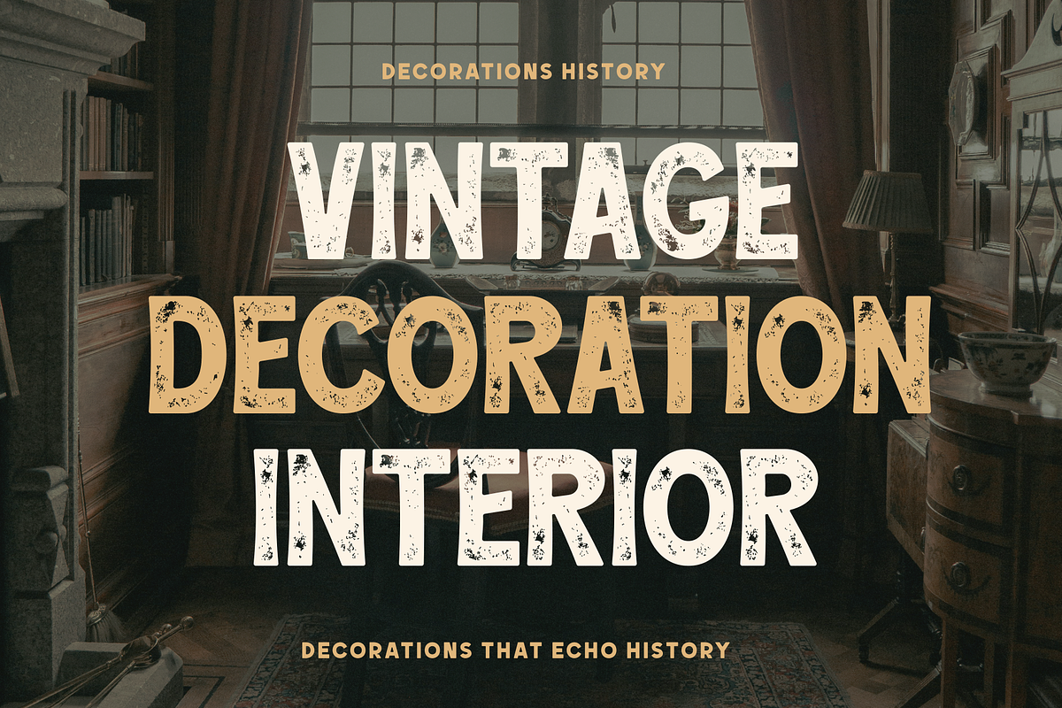 Kianubi - Vintage Font Typeface, a Sans Serif Font by MaikoHatta (Photo 7 of 8)