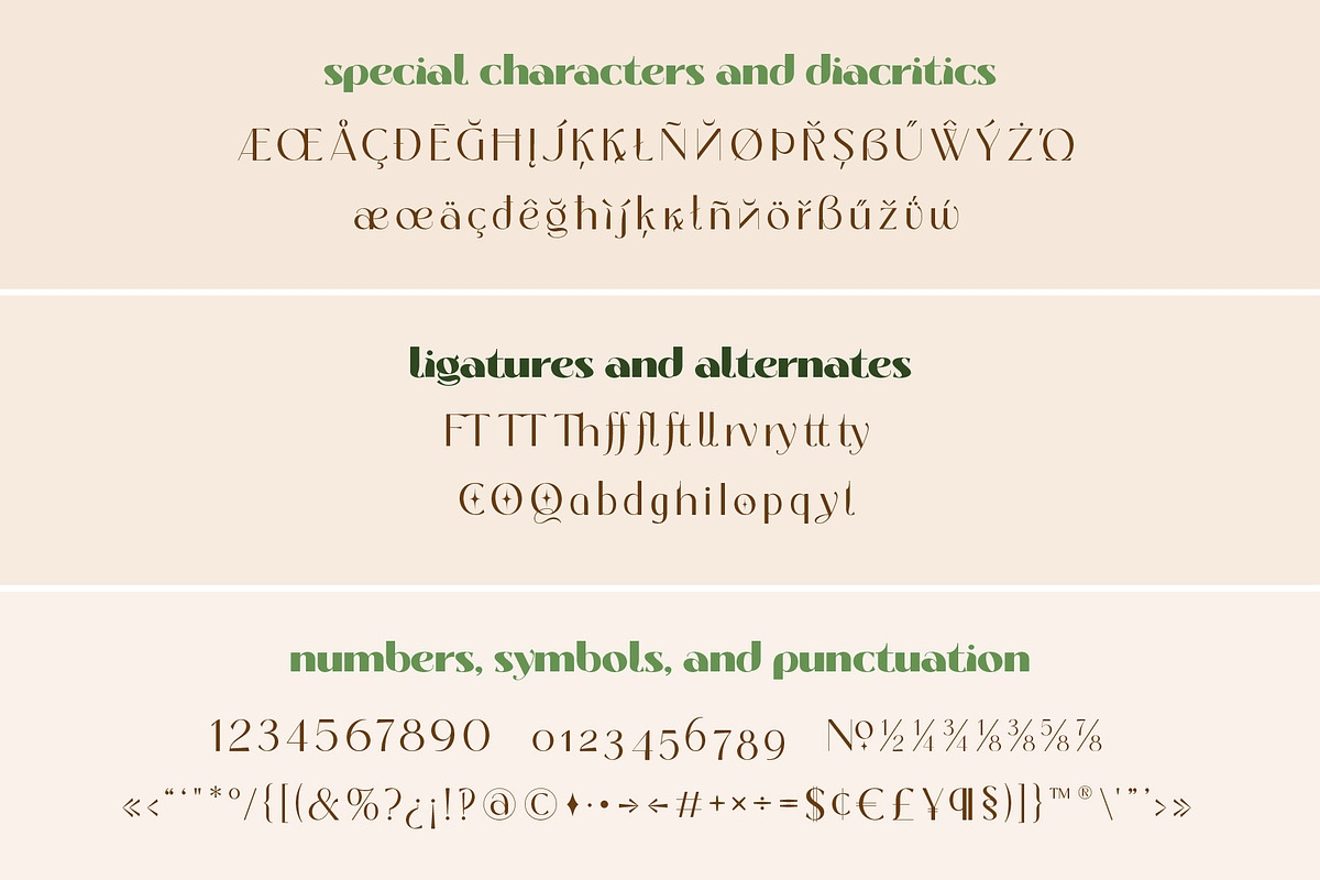 Belgato Elegant Vintage Font Family, a Serif Font by Molly Suber Thorpe (Photo 12 of 13)