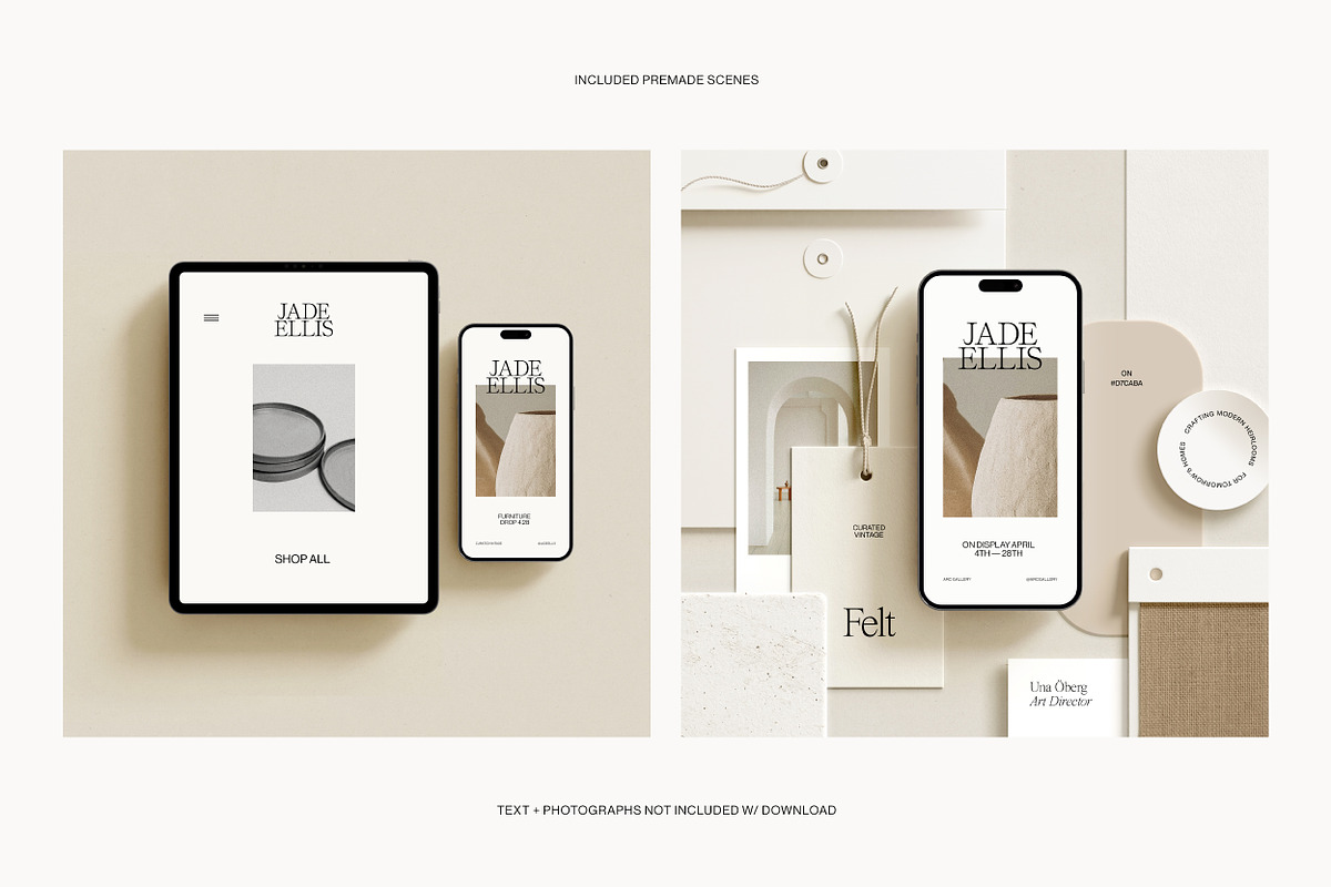 Moodboard + Device Mockup Kit, an Advertising Mockup by October November (Photo 7 of 15)