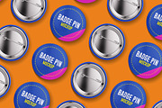 Badge Pin Mockup, a Print Template by Rafoz (Thumbnail 4 of 4)