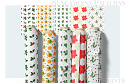 Winter floral clipart collection, an Illustration by lilisprints (Thumbnail 5 of 7)