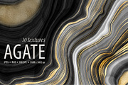 Gold Veined Agate Stone Textures, a Texture Graphic by CatJello Graphics (Thumbnail 1 of 17)