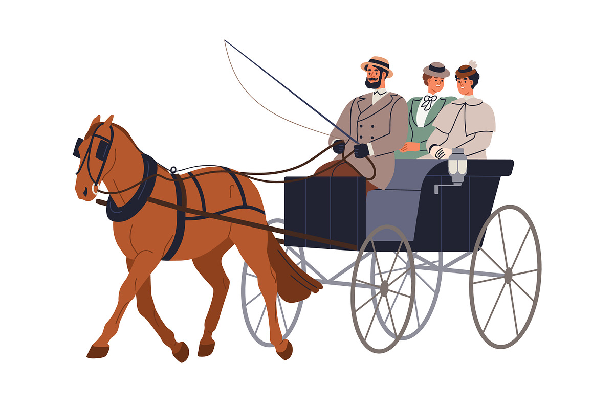 Victorian era, 18th-19th history set, a Person Illustration by Good Studio (Photo 5 of 10)