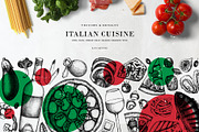 Italian Food Sketches & Designs, a Food Illustration by Yevheniia (Thumbnail 1 of 10)