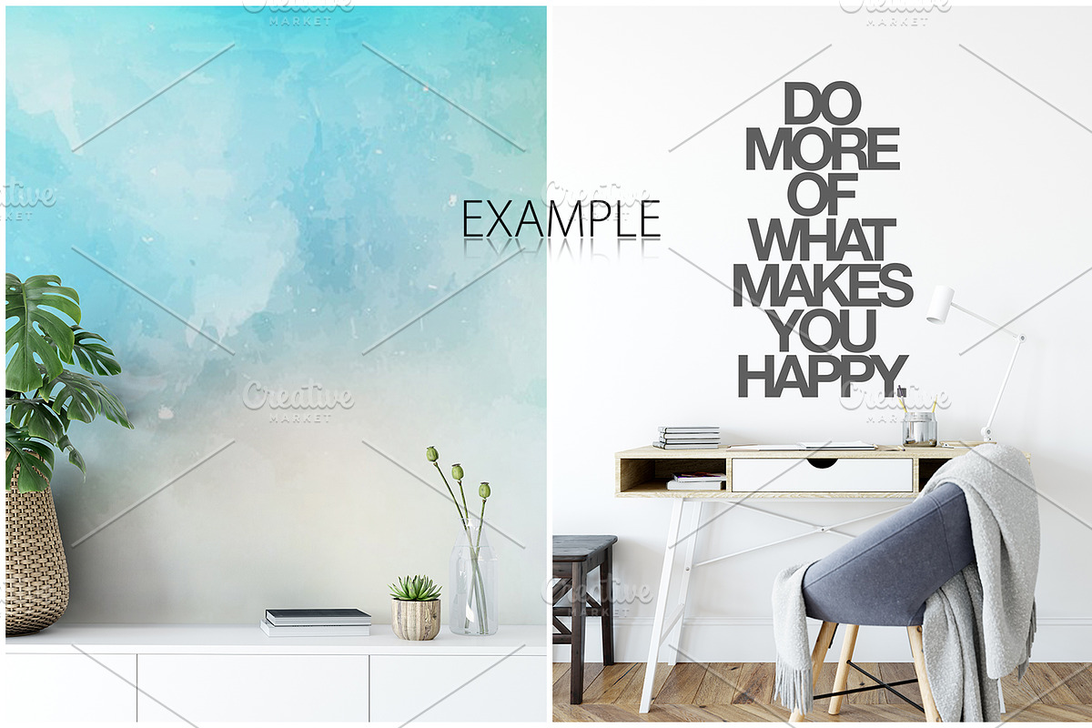 Frames & Walls Scandinavian Bundle, a Household Mockup by Yuri-U (Photo 27 of 38)