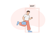 Earthquake Safety Illustration, an Object Graphic by Jump Studio (Thumbnail 6 of 12)