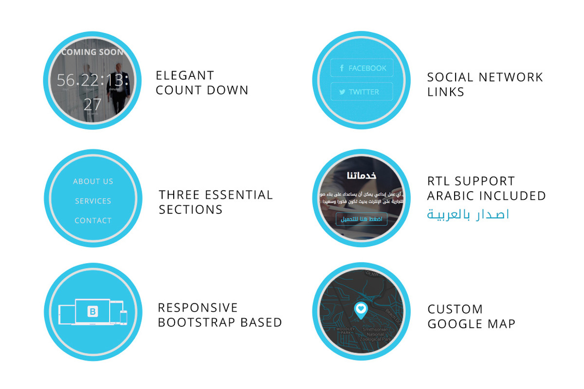 Responsive Coming Soon Website HTML, a Bootstrap Template by Pixel Strawberry (Photo 3 of 3)