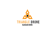 Triangle Drone Logo, a Branding & Logo Template by erikadesign (Thumbnail 1 of 3)