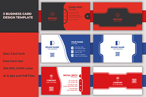 03 Business Card Design Templates, a Business Card Template by Lakhan1998